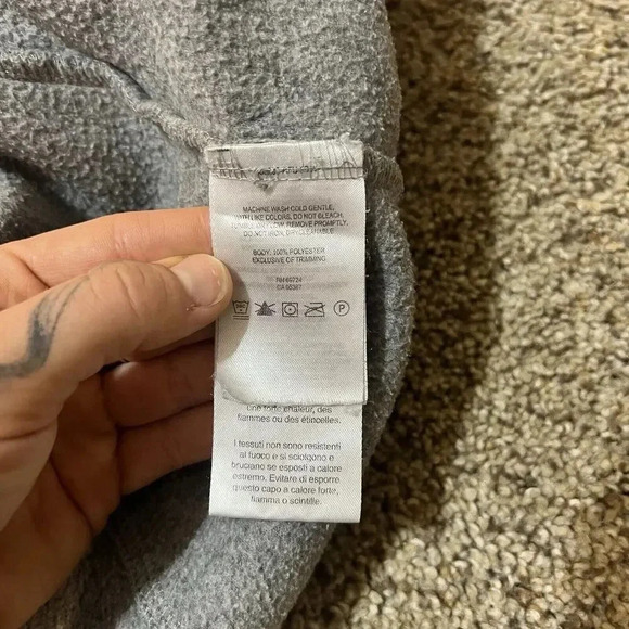 Columbia‎ Womens Fleece Jacket Coat Small Charcoal Gray Full Zip Pockets RN69724 - Picture 8 of 10